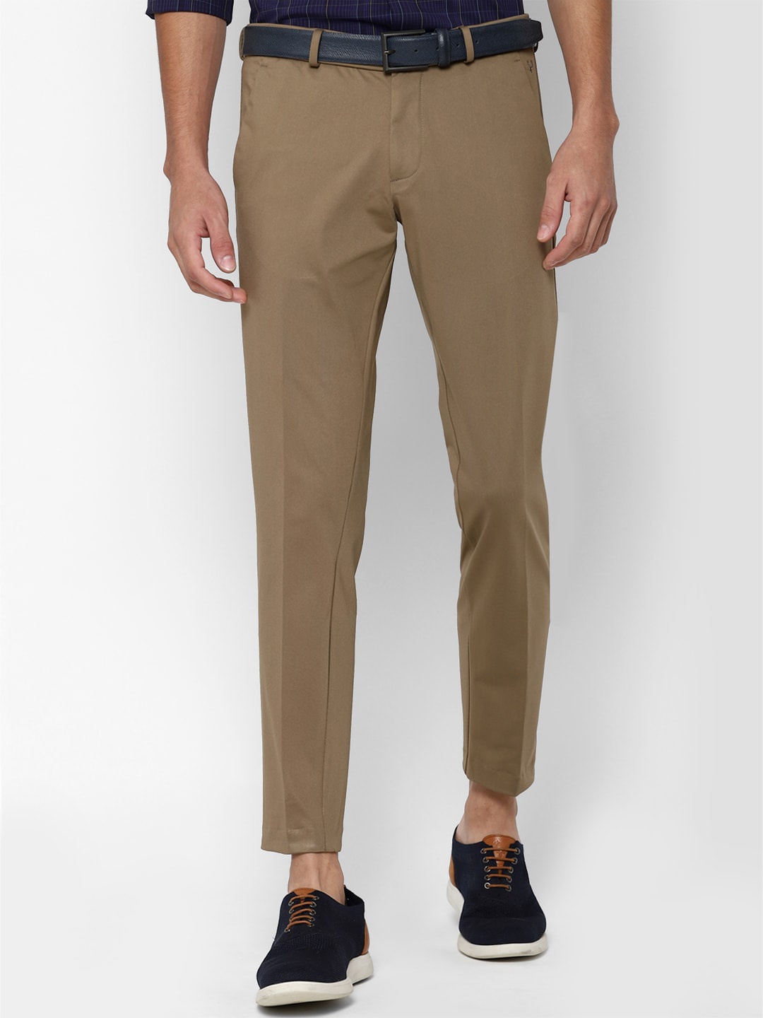 

Allen Solly Men Brown Slim Fit Trousers