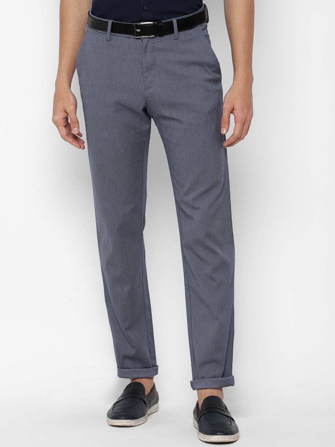 

Allen Solly Men Grey Chinos Trousers