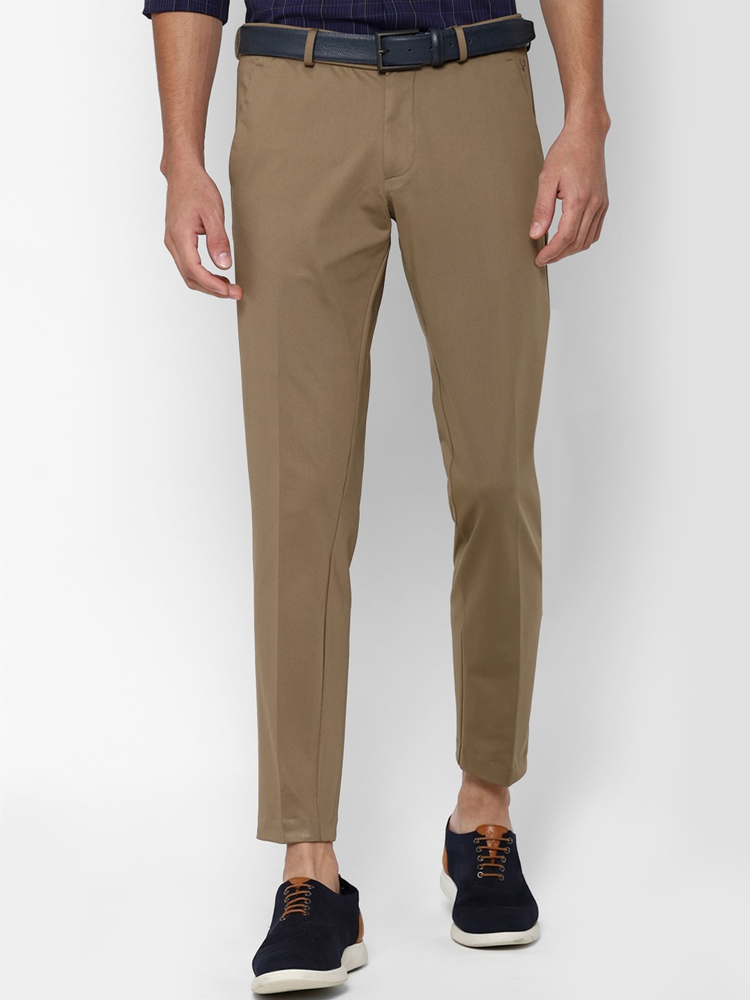 

Allen Solly Men Brown Slim Fit Trousers
