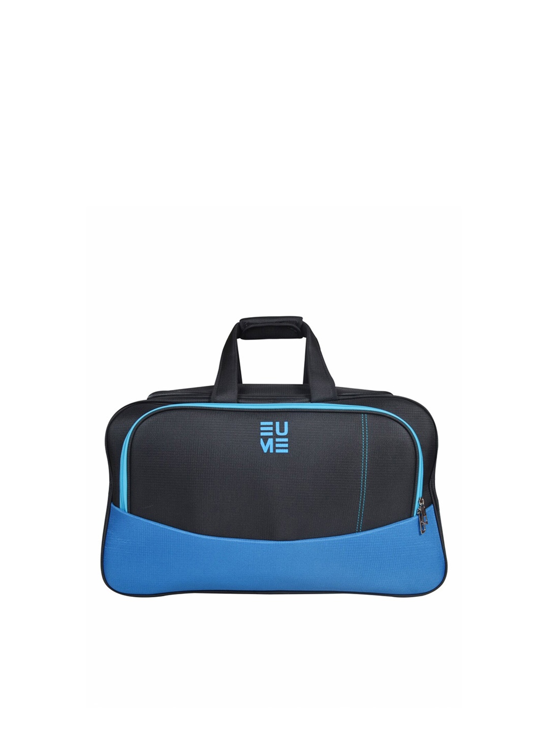 

EUME Unisex Black & Blue Solid Backpack