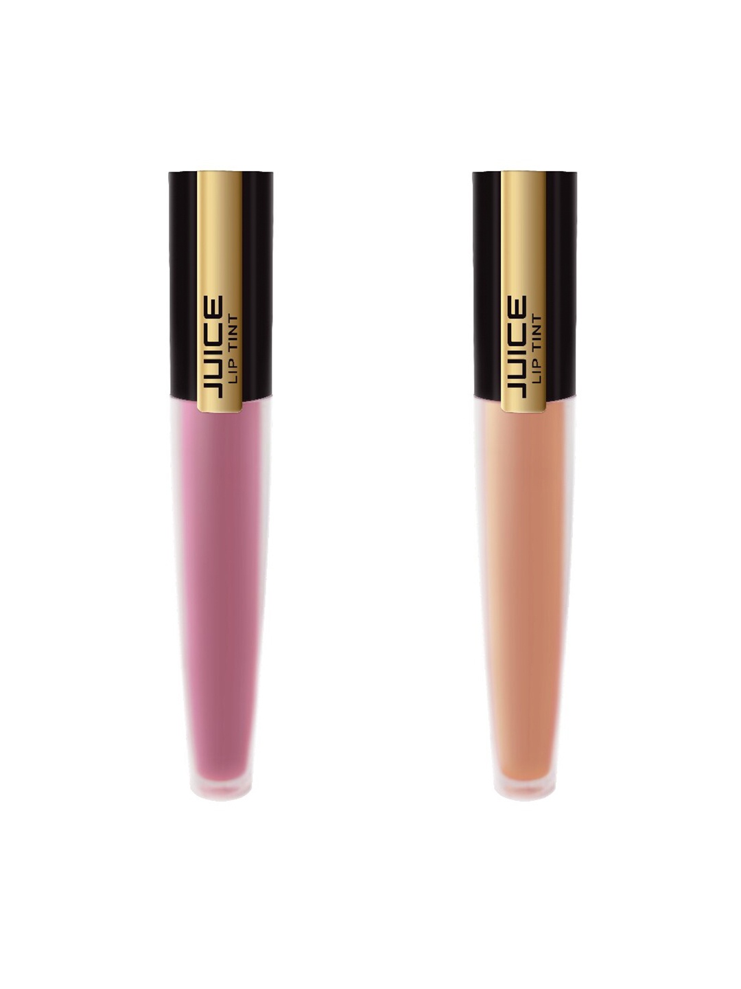 

JUICE Set of 2 Matte Lip Tints - Sparkling Nude M-91 & Plum Burn M-95, Pink