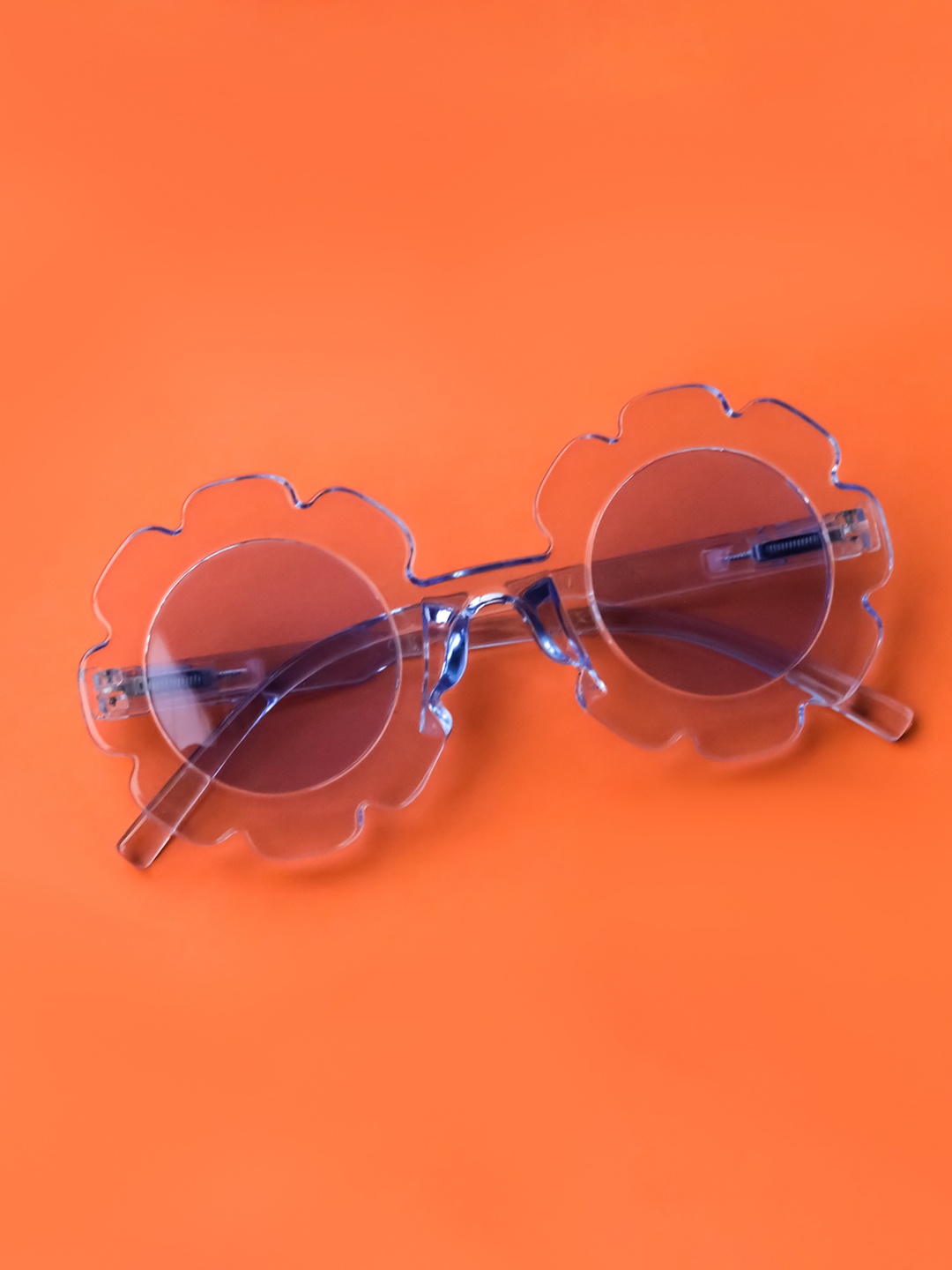 

Spiky Kids Blue UV Protected Round Sunglasses CTK167_BLU_BLU