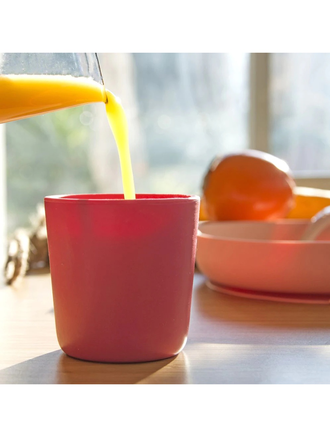 

BEABA Kids Pink Silicone Anti Slip Cup