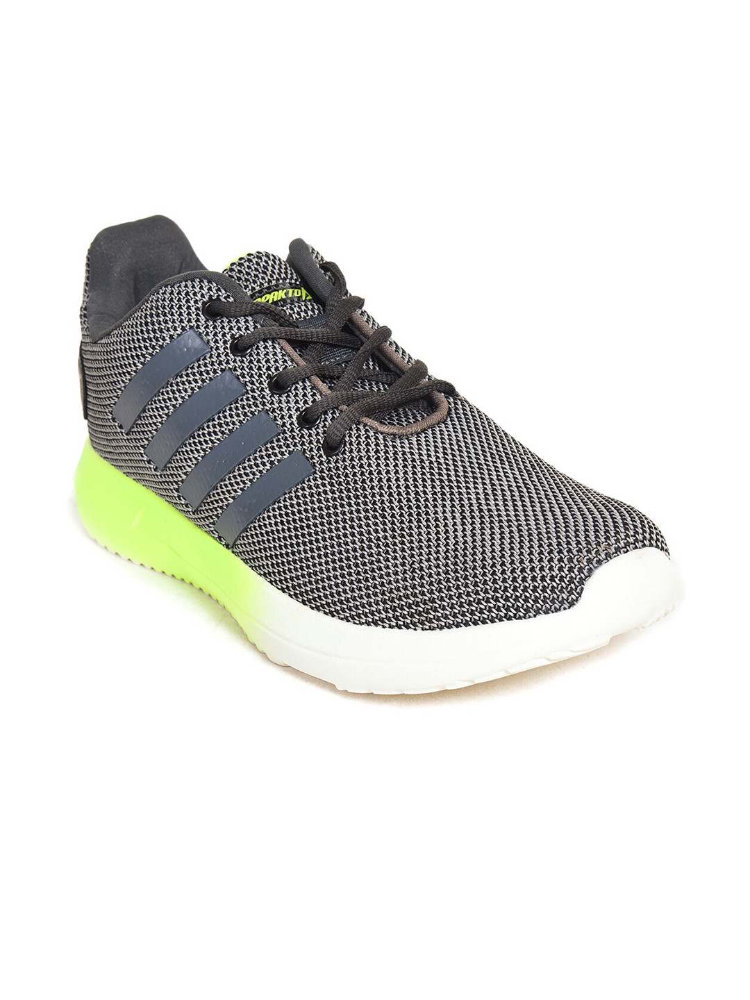 

IMPAKTO Men Grey Mesh Walking Non-Marking Shoes