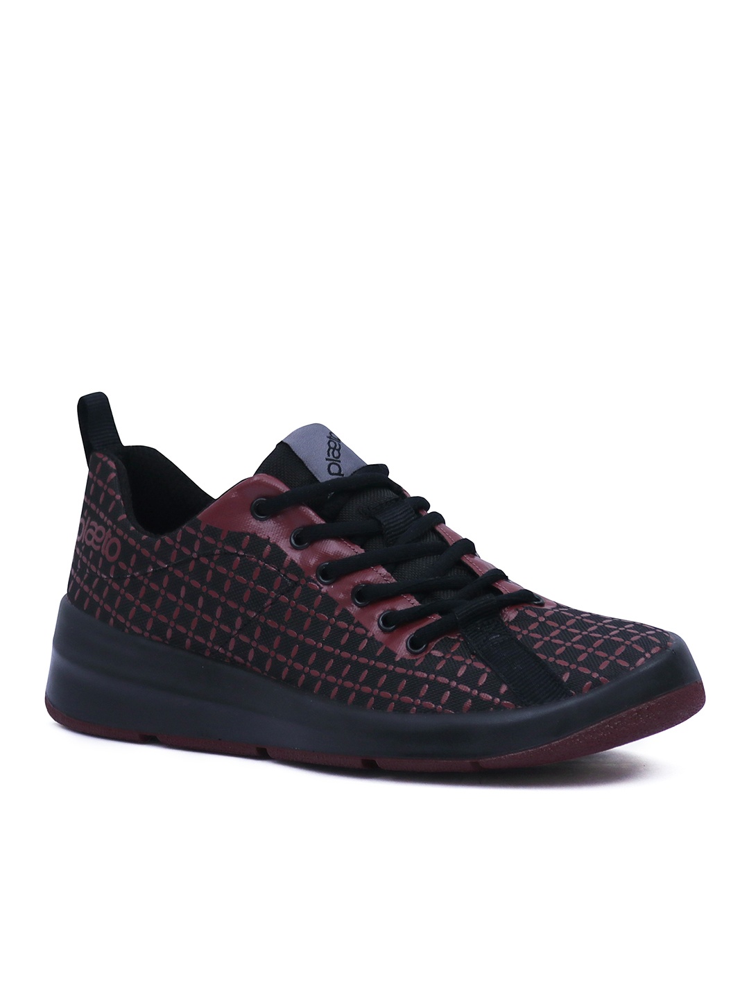 

plaeto Men Riff Non-Marking Multiplay Sports Shoes, Black