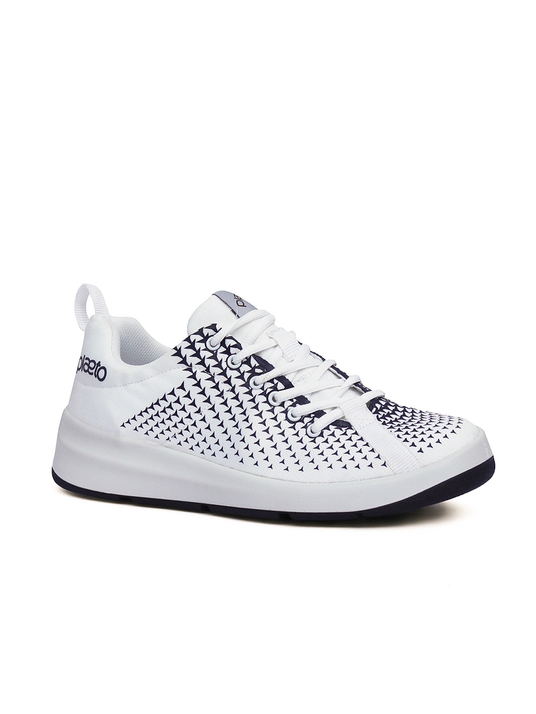 

plaeto Men Starblast Non-Marking Multiplay Sports Shoes, White