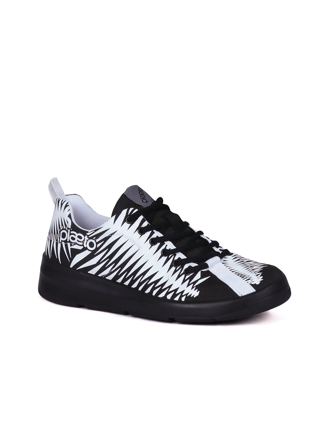 

plaeto Men Ivy Non-Marking Multiplay Sports Shoes, Black