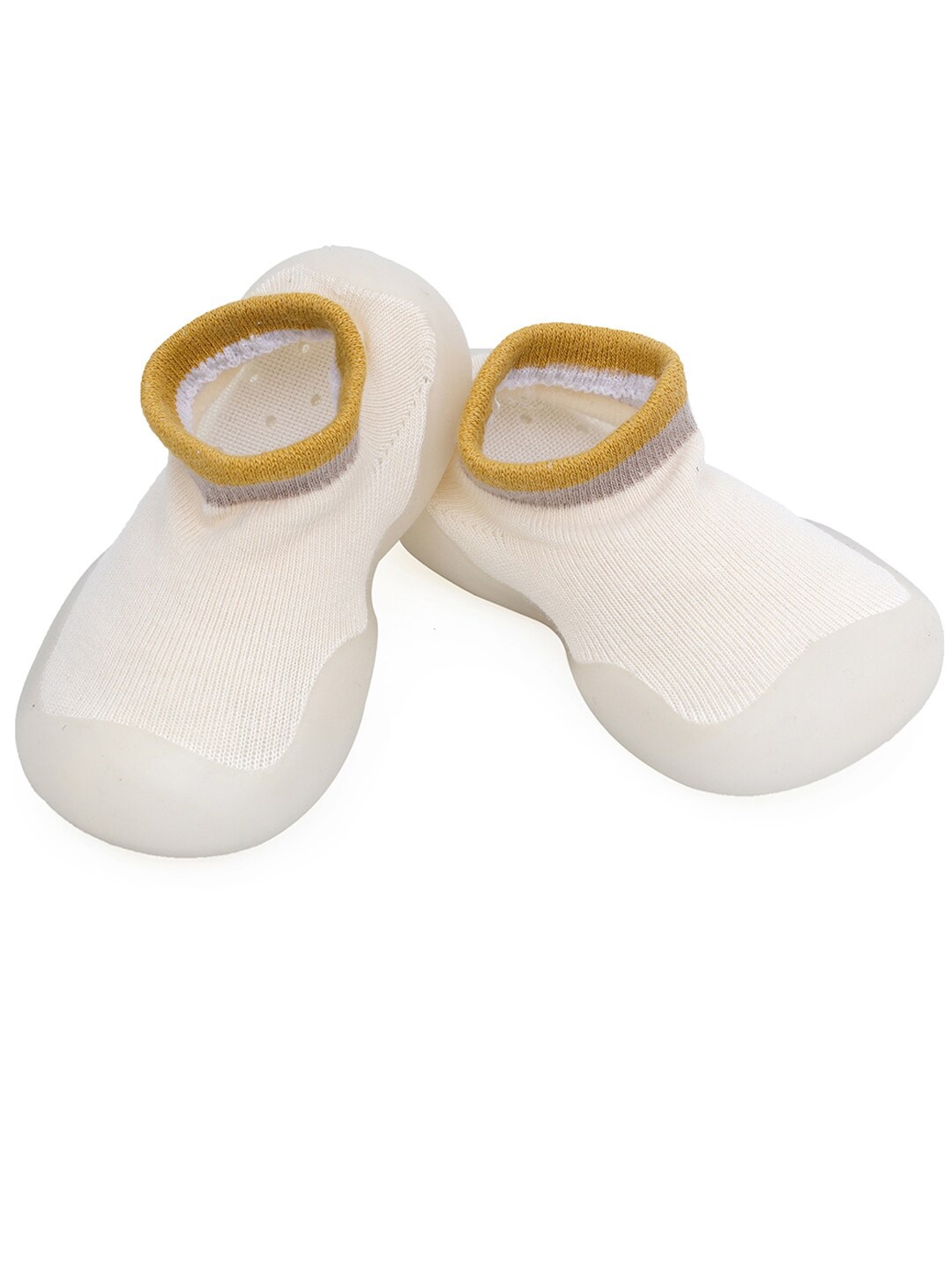 

MiArcus Unisex Kids Yellow Cuddle Comfy Rib Ankle-Length Socks