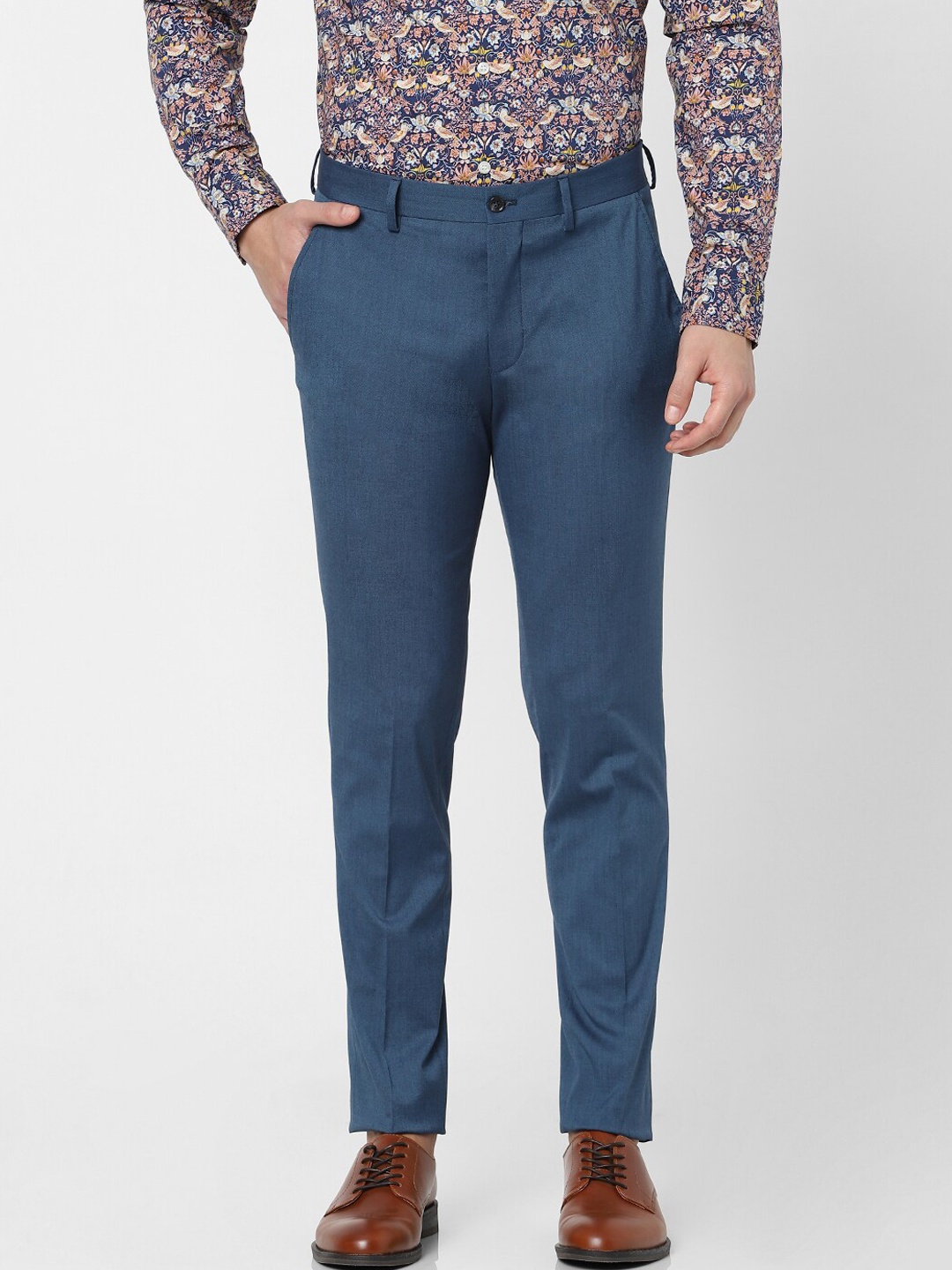 

SELECTED Men Blue Slim Fit Trousers