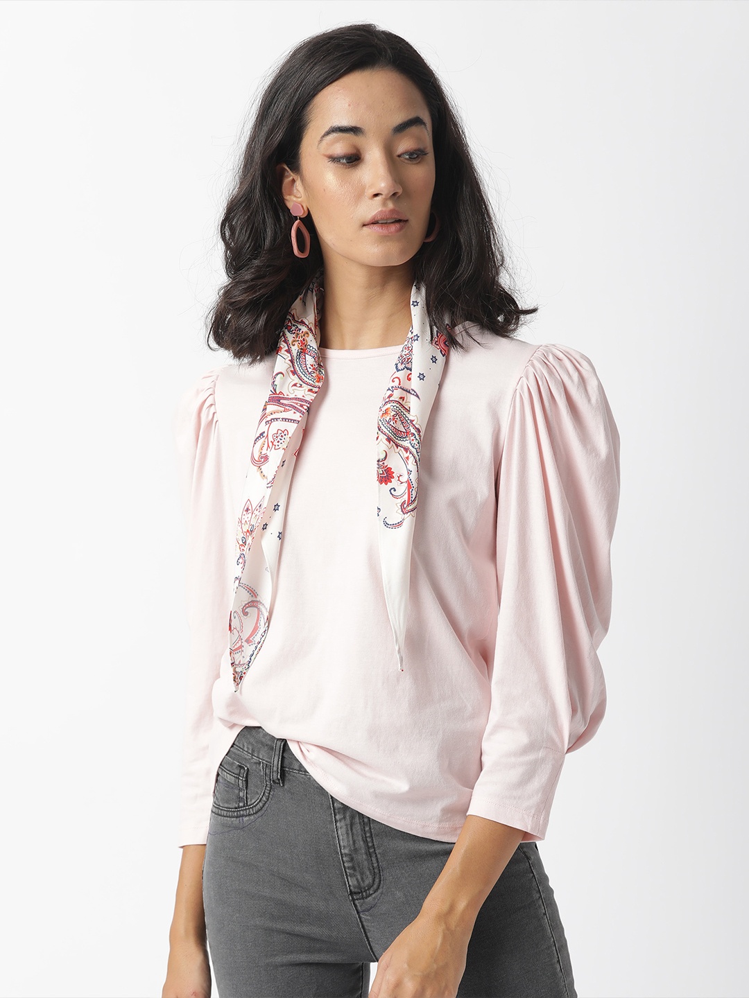 

RAREISM Pink Solid Top