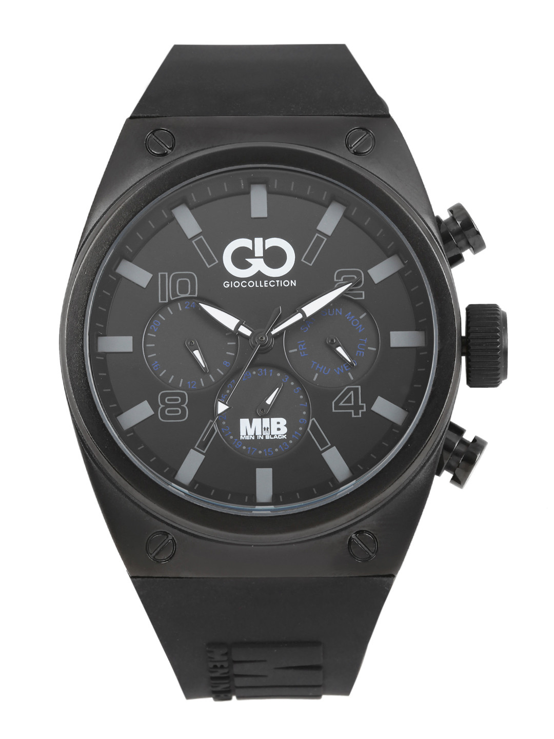 

GIO COLLECTION Men Black Multi-Function Watch AD-0044-B