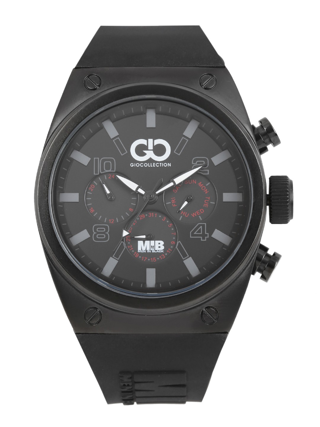 

GIO COLLECTION Men Black Multi-Function Watch AD-0044-C