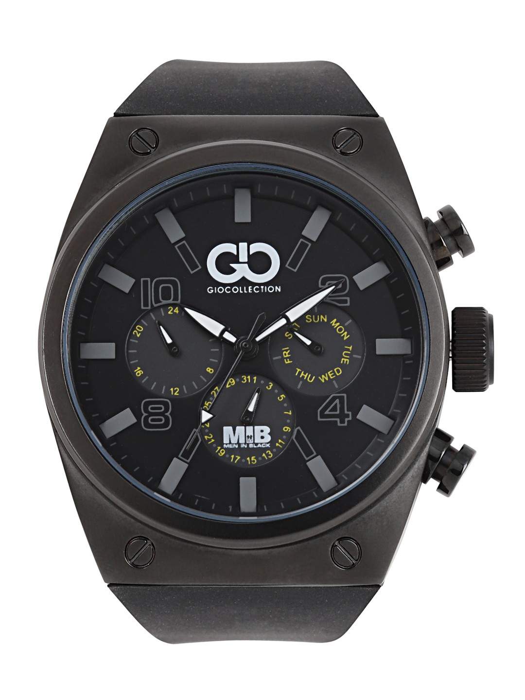 

GIO COLLECTION Men Black Multi-Function Watch AD-0044-E