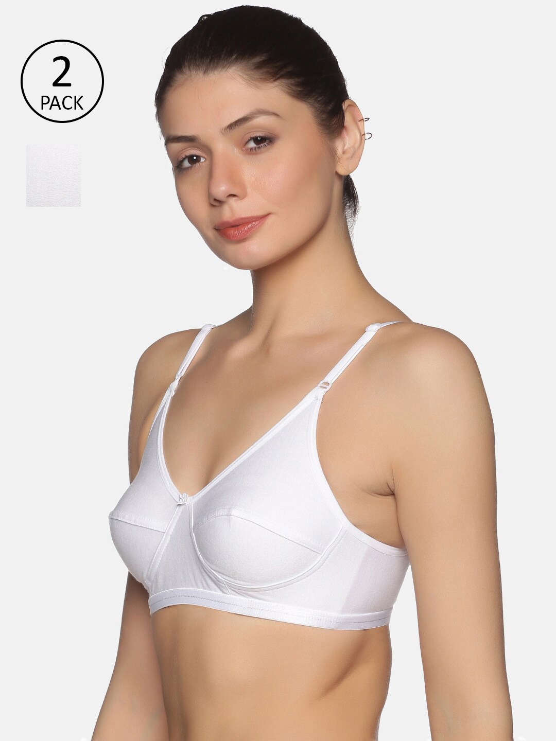 

NOT YET by us Pack Of 2 White Everyday Bra