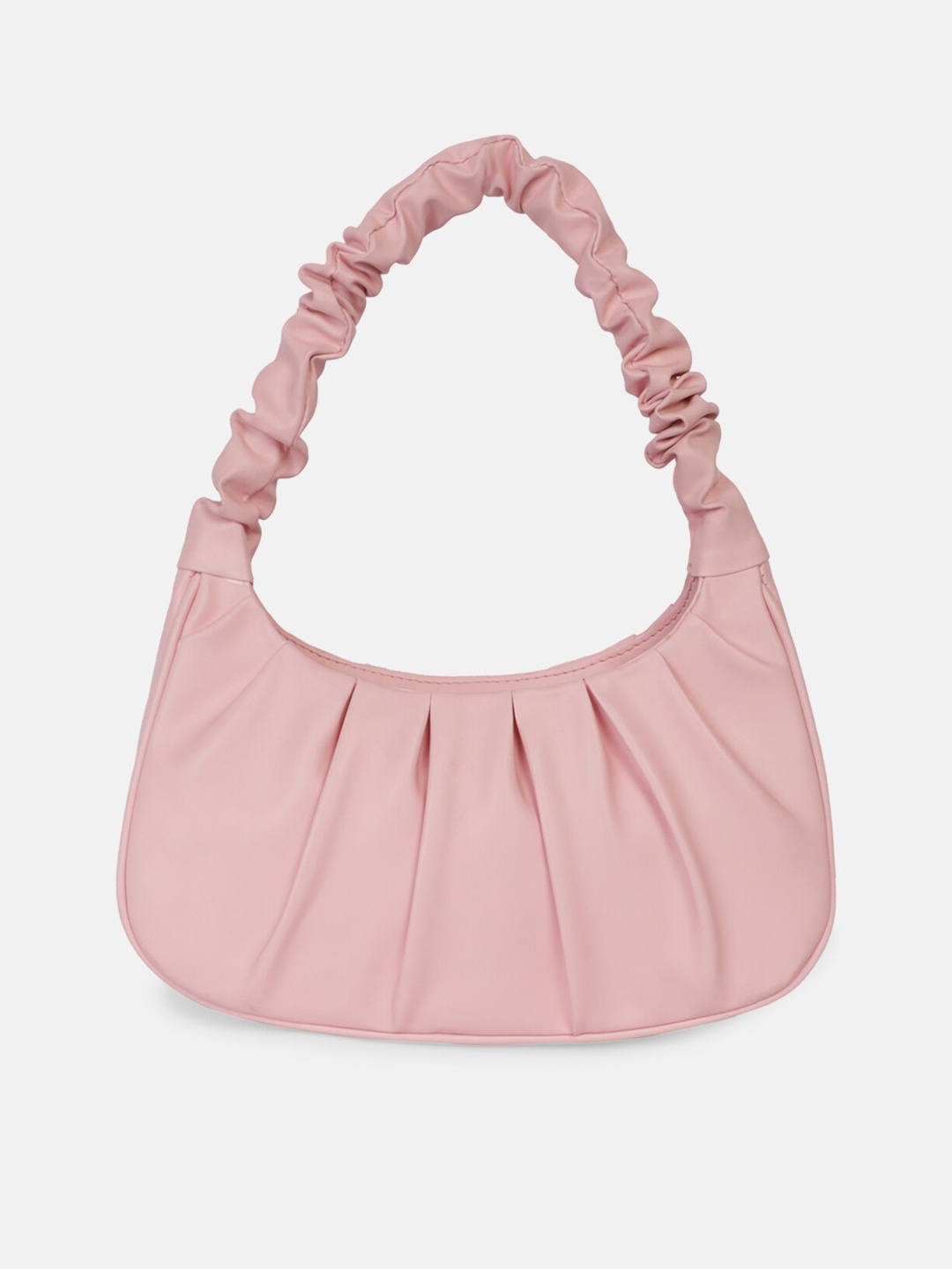 

Bagsy Malone Peach-Coloured Structured Handheld Bag