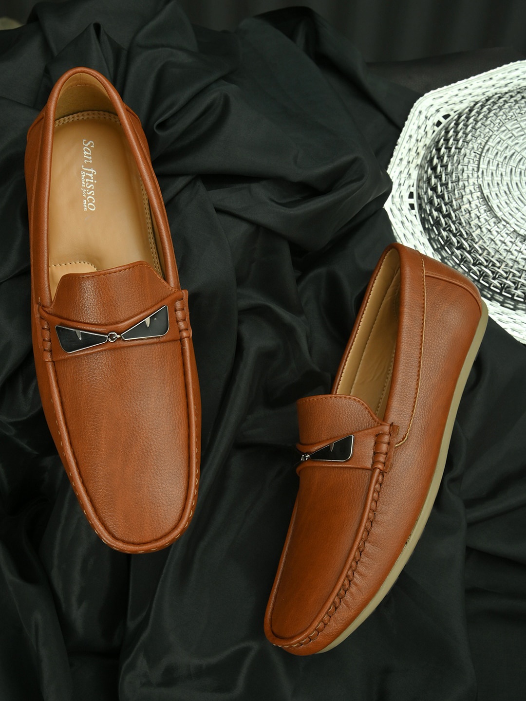 

San Frissco Men Tan Loafers
