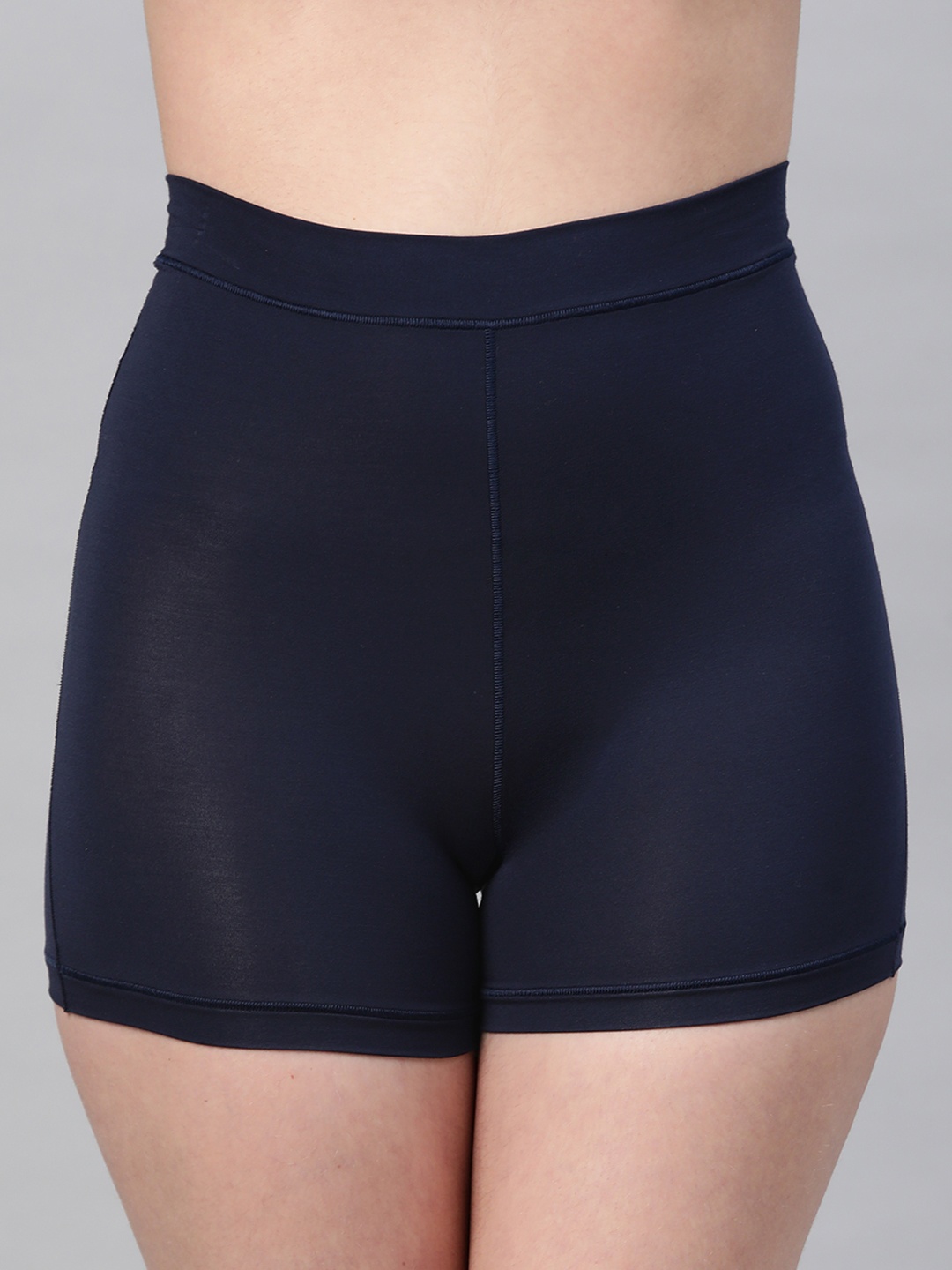 

Marks & Spencer Women Navy Blue Basic Solid Boy Shorts Brief