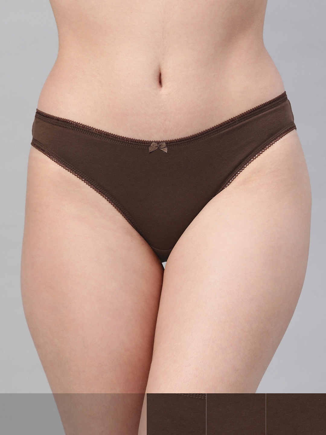 

Marks & Spencer Women Brown Basic Solid Briefs