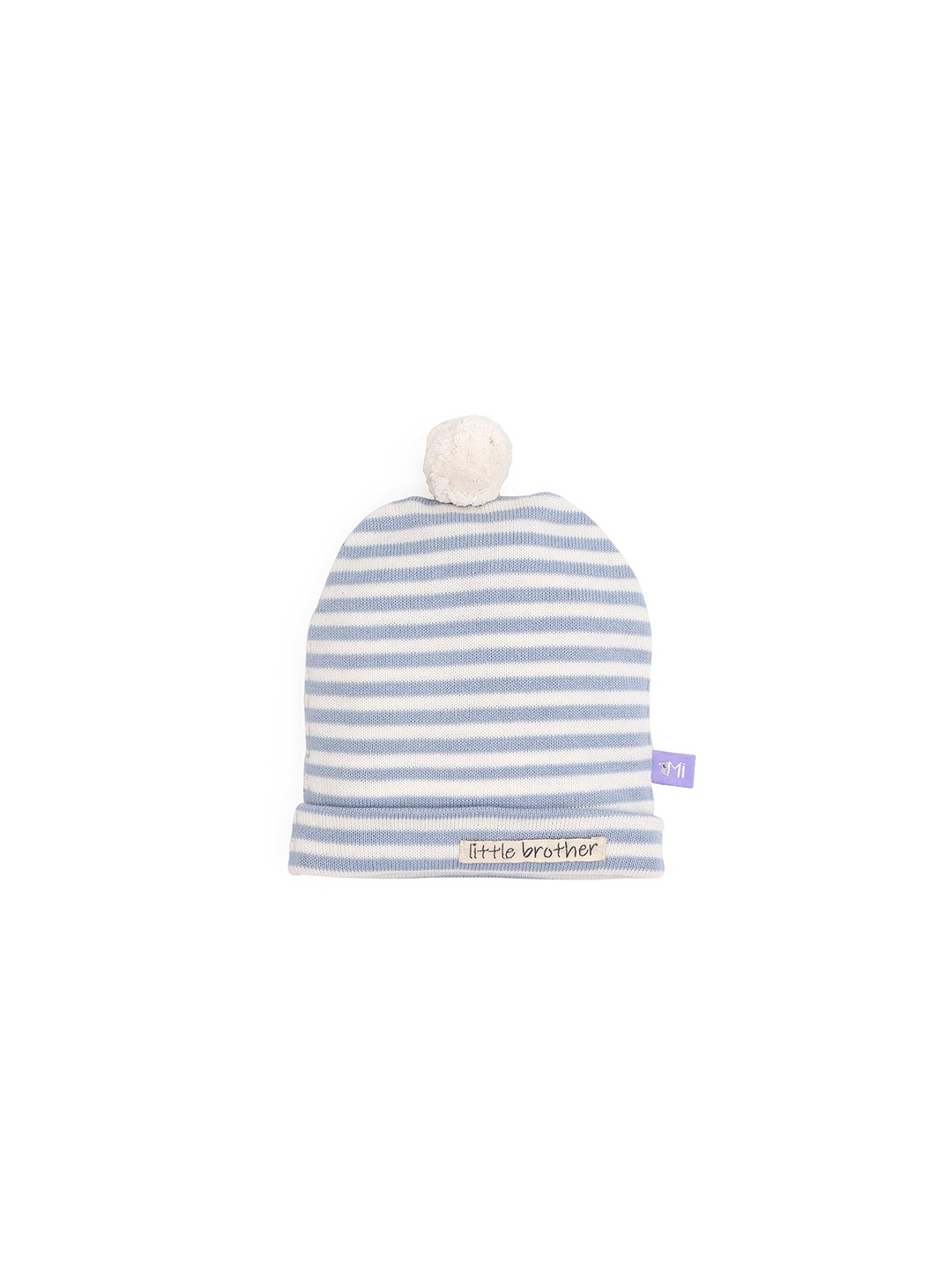 

MiArcus Boys Blue & White Printed Beanie