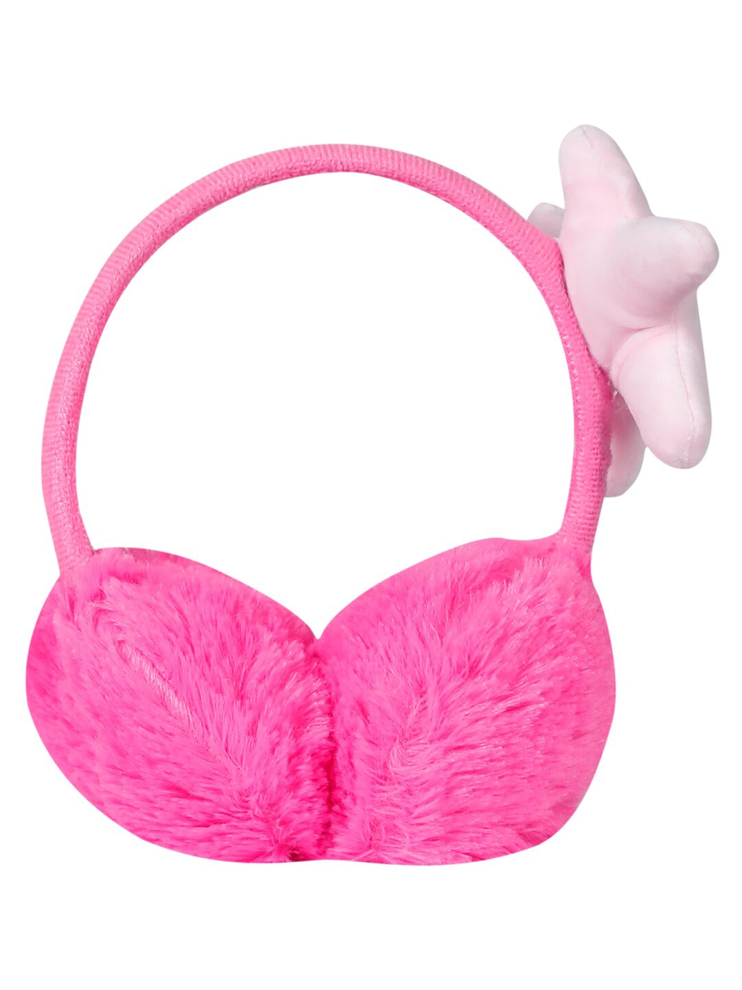 

LOOM LEGACY Women Magenta & Pink Fur Hair Accessory