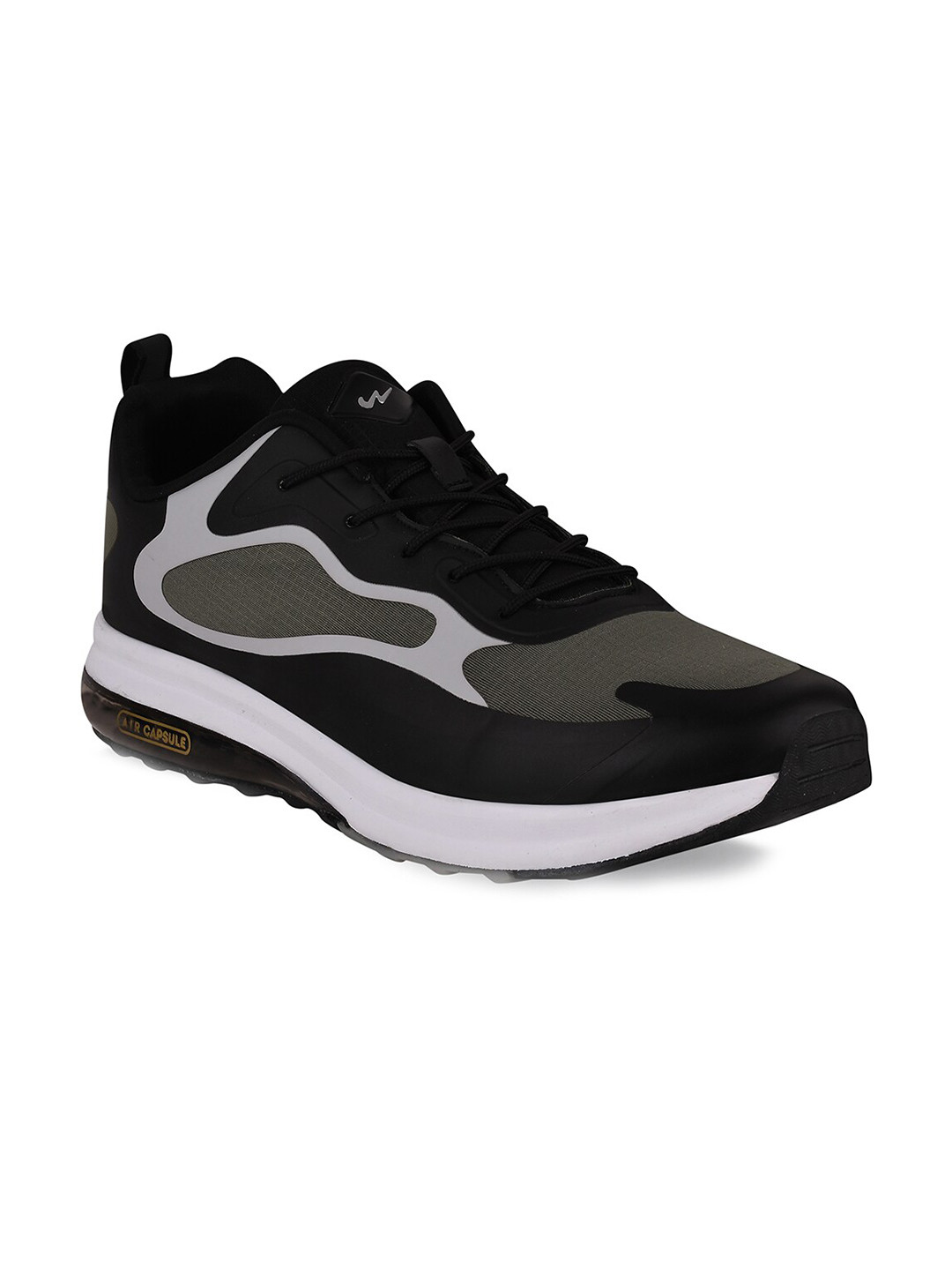 

Campus Men Olive Green Mesh Running Shoes