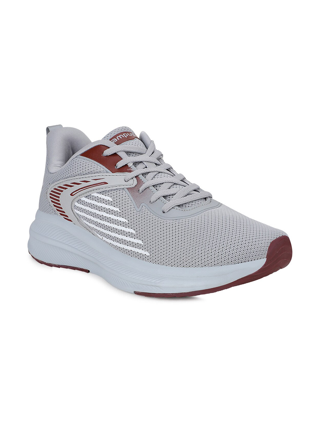 

Campus Men Grey Mesh Running Shoes