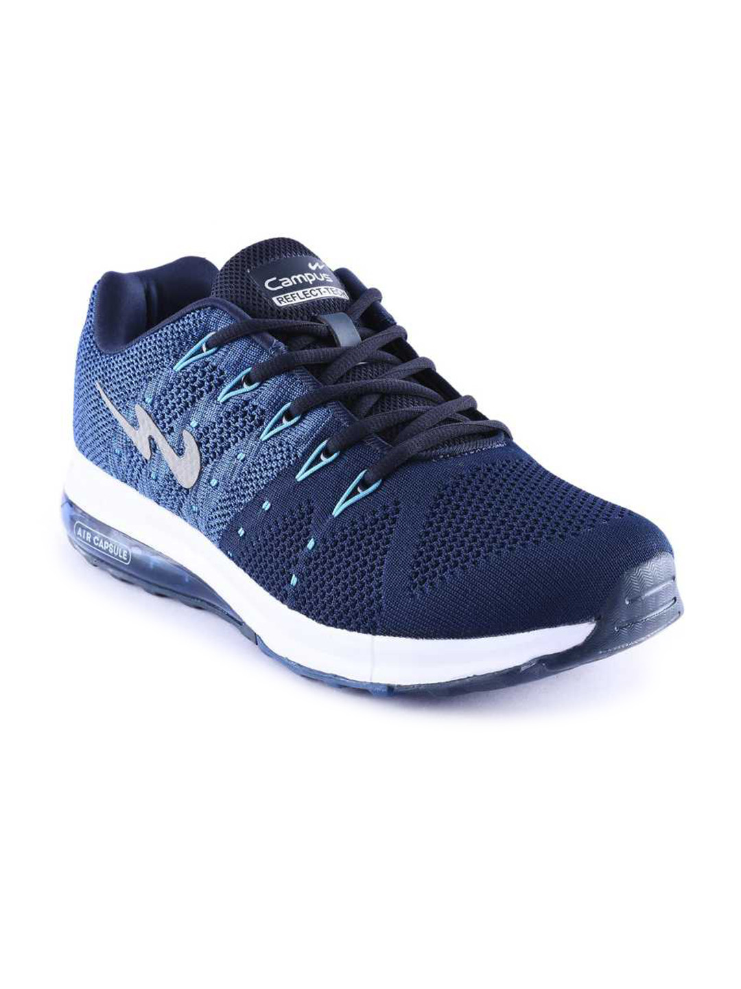 

Campus Men Navy Blue Mesh Running Shoes