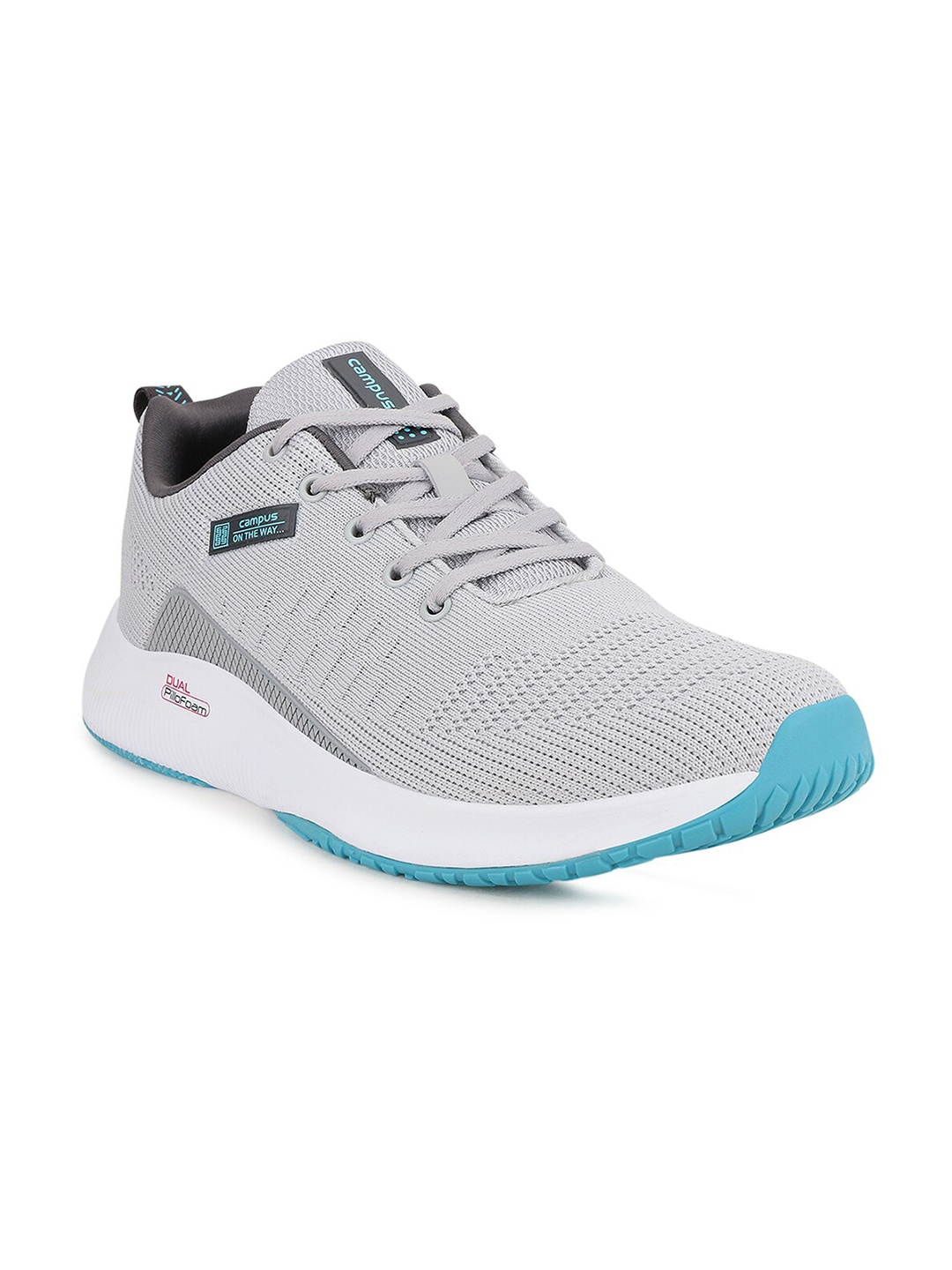 

Campus Men Grey Mesh Running Shoes