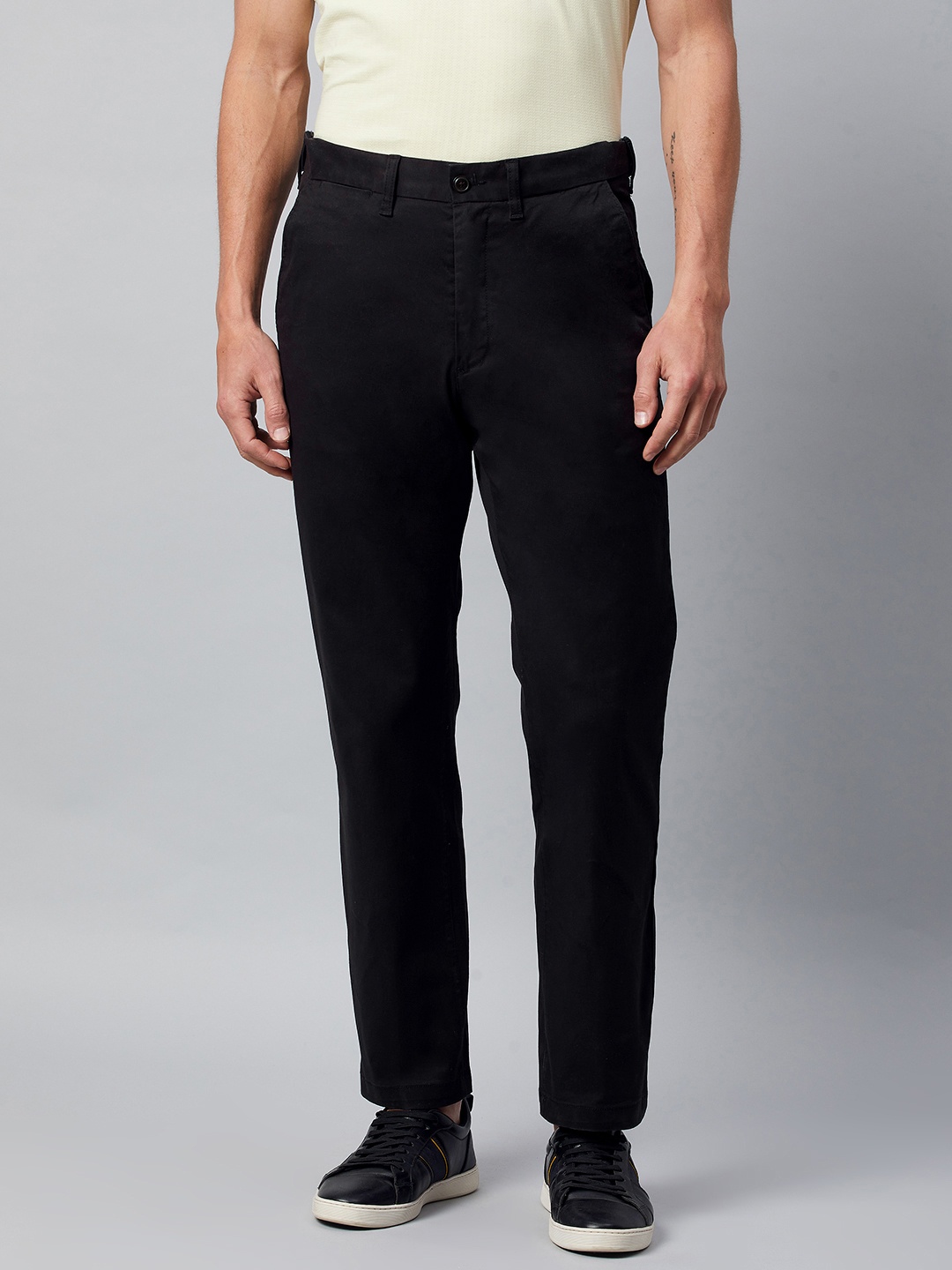 

Marks & Spencer Men Black Trousers