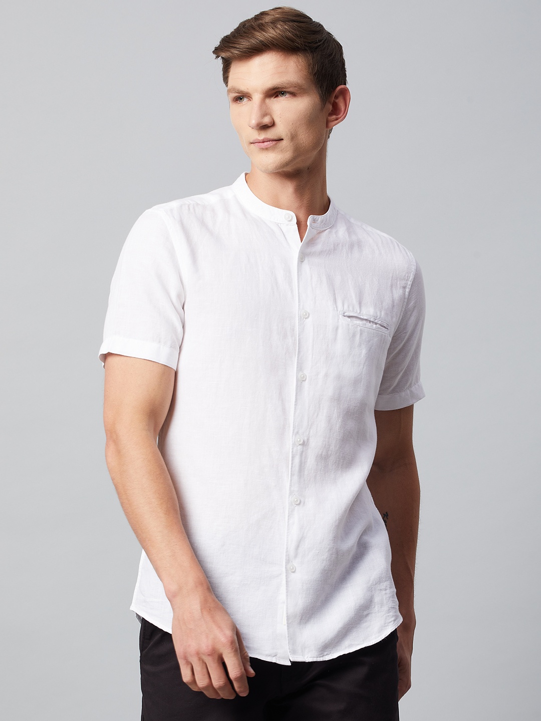 

Marks & Spencer Men White Casual Shirt