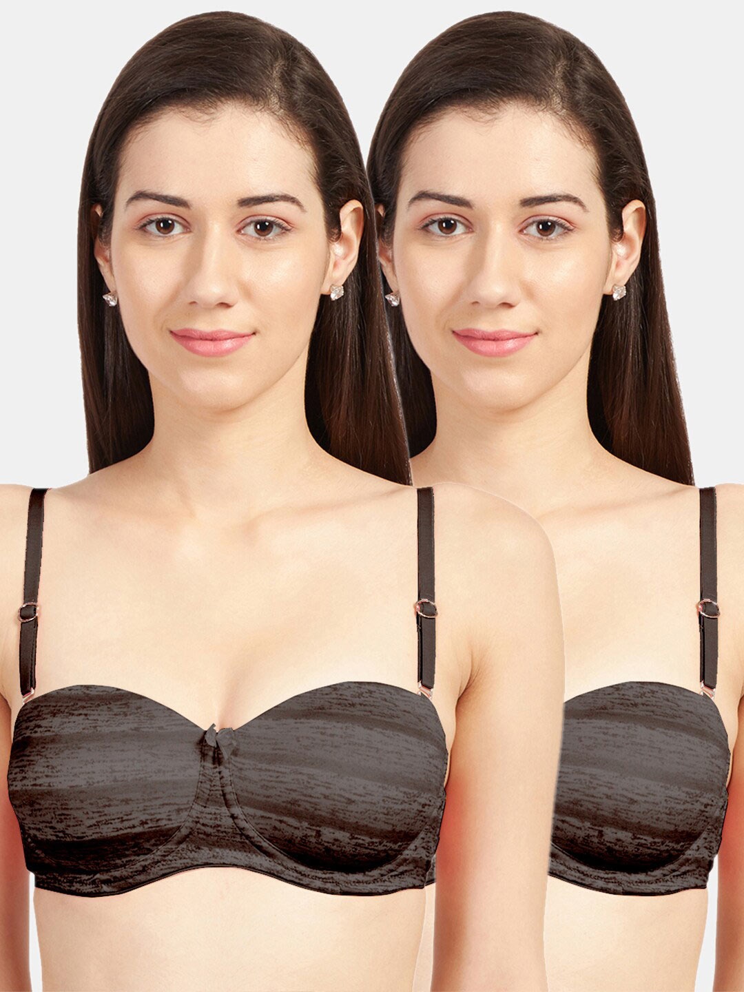 

Sonari Pack Of 2 Black Bra Underwired - Heavily Padded