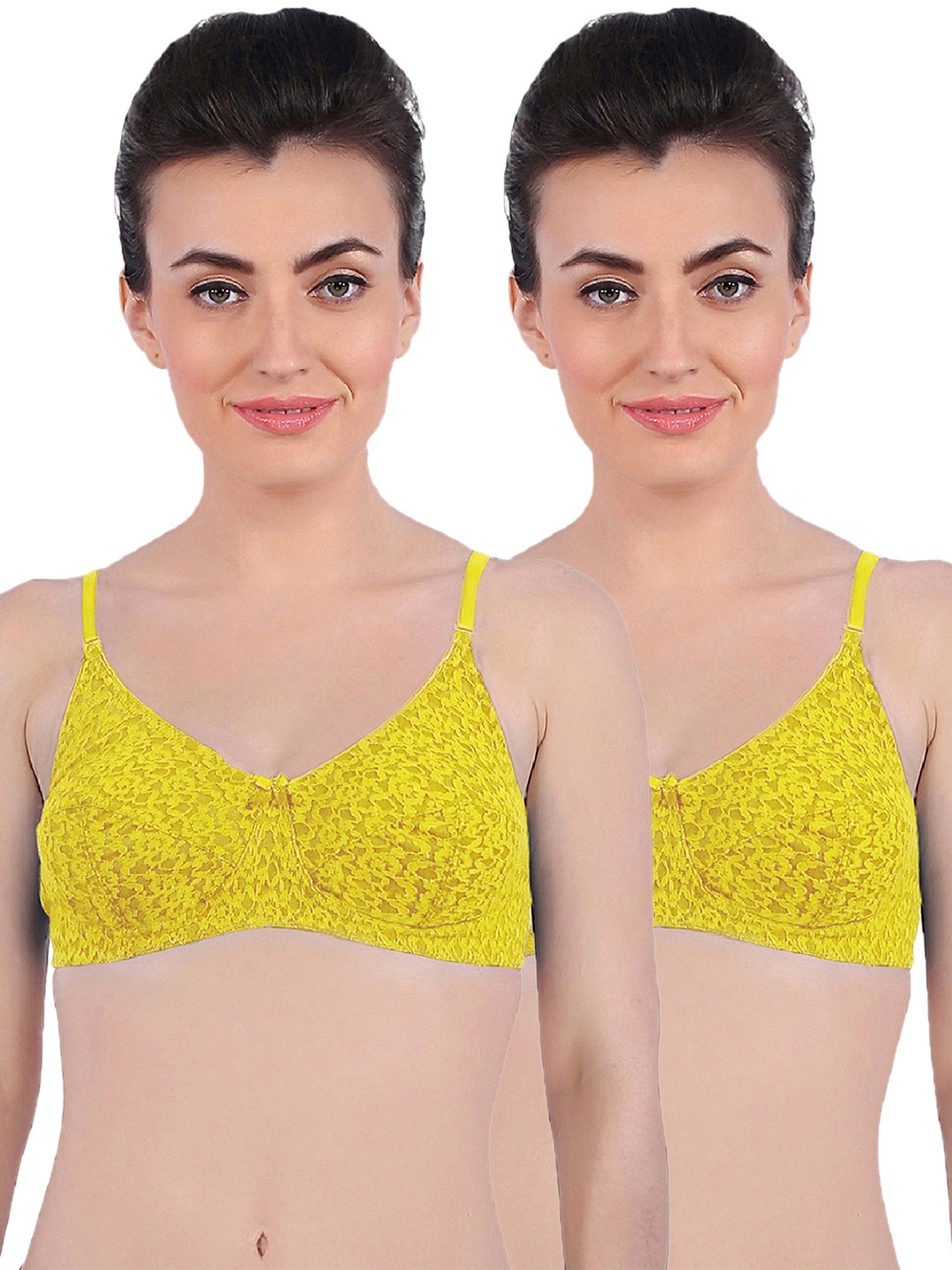 

Sonari Set Of 2 Yellow Floral Bra