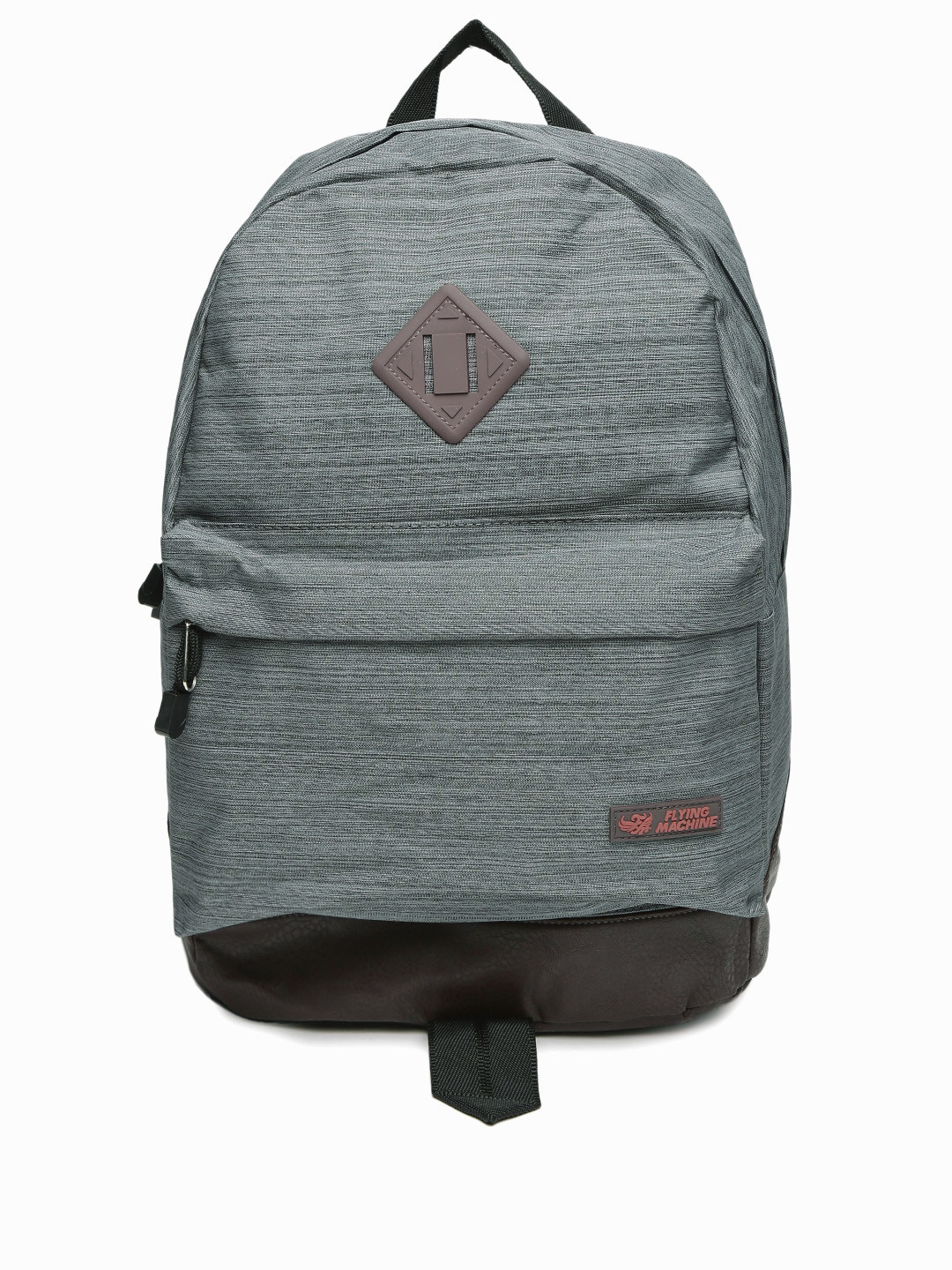 

Flying Machine Men Grey Laptop Backpack