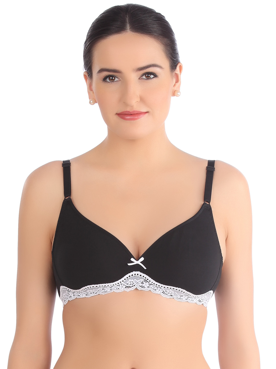 

Triumph Comfort 110 Classics Wireless Non Padded Seamless Cotton Everyday Bra, Black