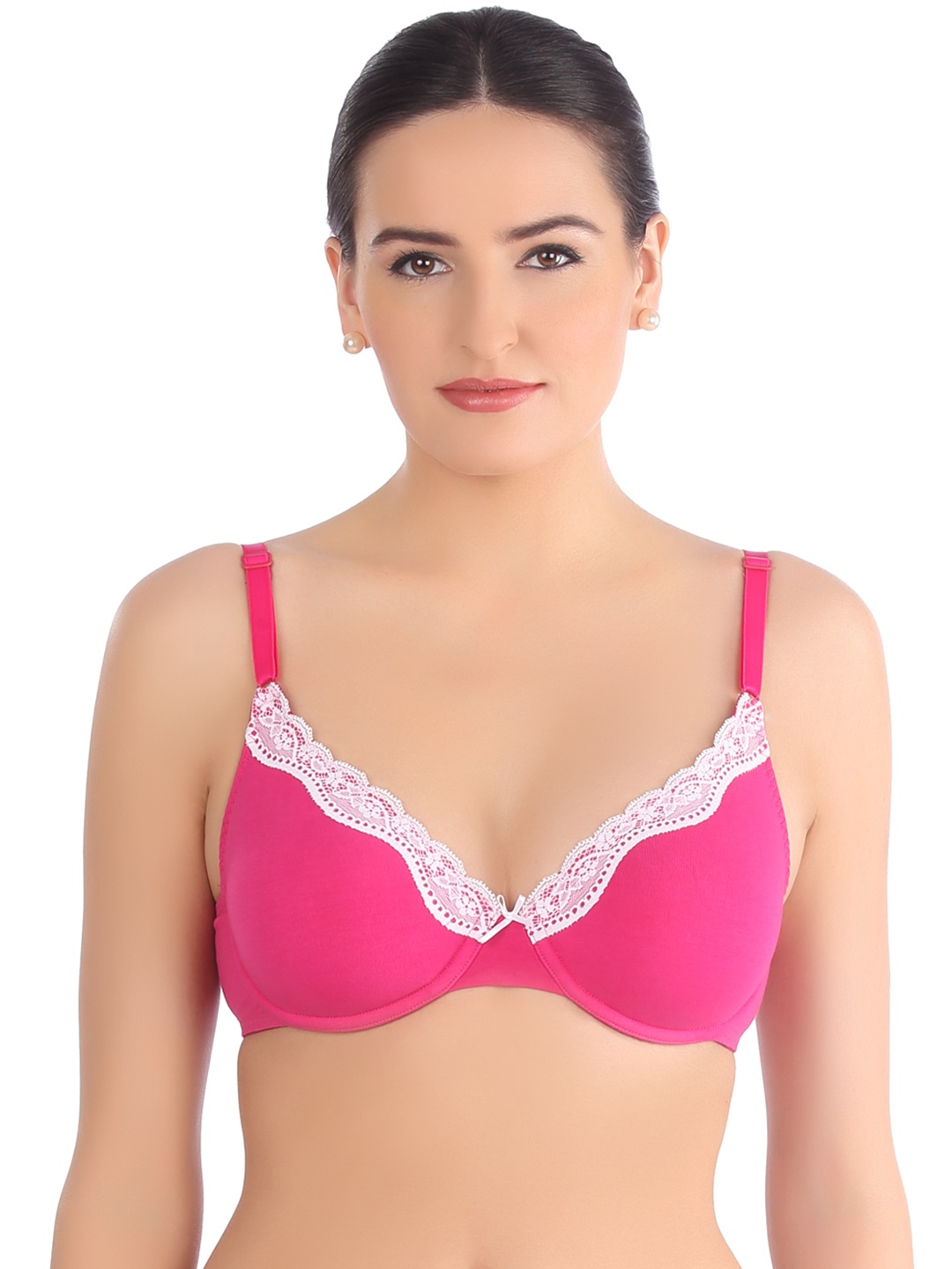 

Triumph Pink Comfort 110 Classics Wired Padded Seamless Everyday Bra 7613113113029
