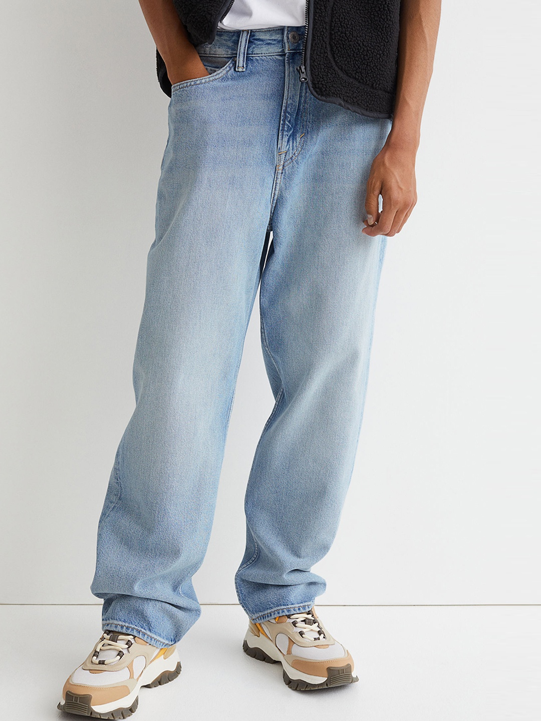 

H&M Men Blue Loose Jeans