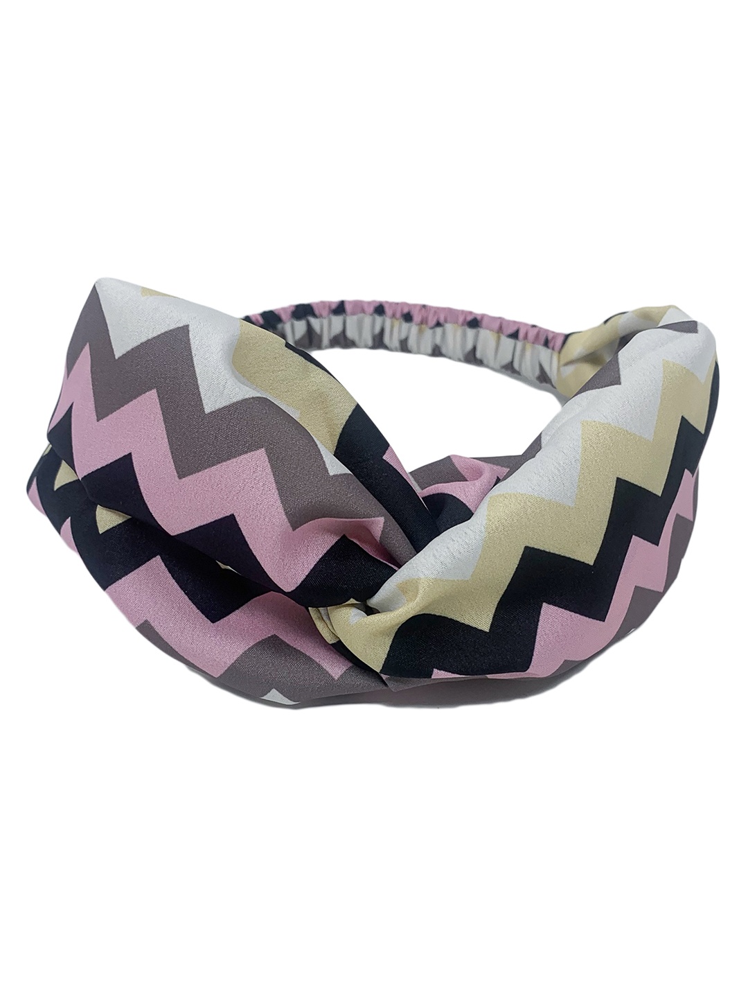 

Mint & Oak Women Multicoloured Chevron Hairband, Multi