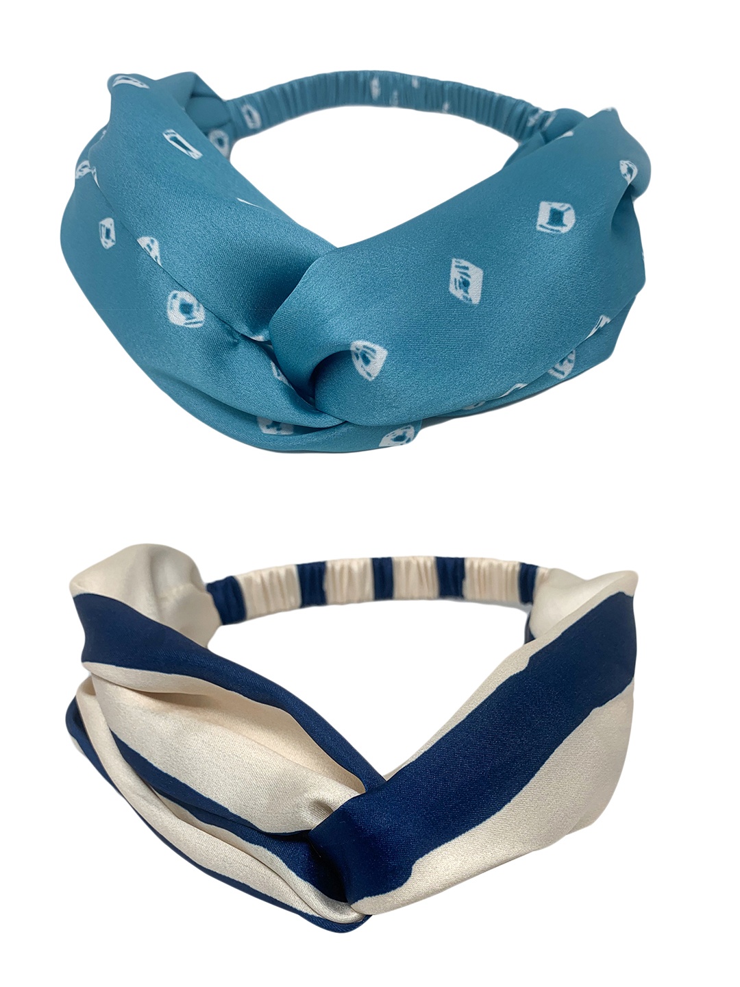 

Mint & Oak Pack of 2 Printed Hairbands, Multi