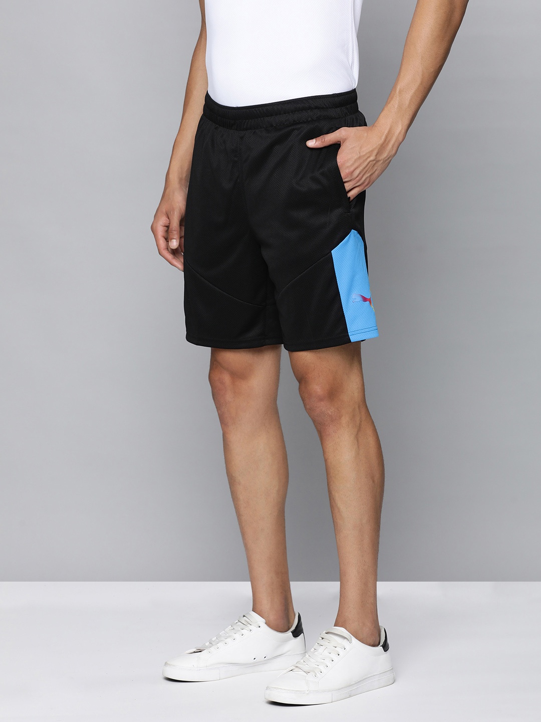 

Puma Men Black Solid individual FINAL Training Men's Football Sports Shorts