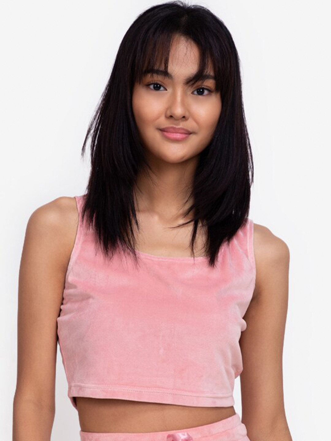 

ZALORA BASICS Pink Tank Top