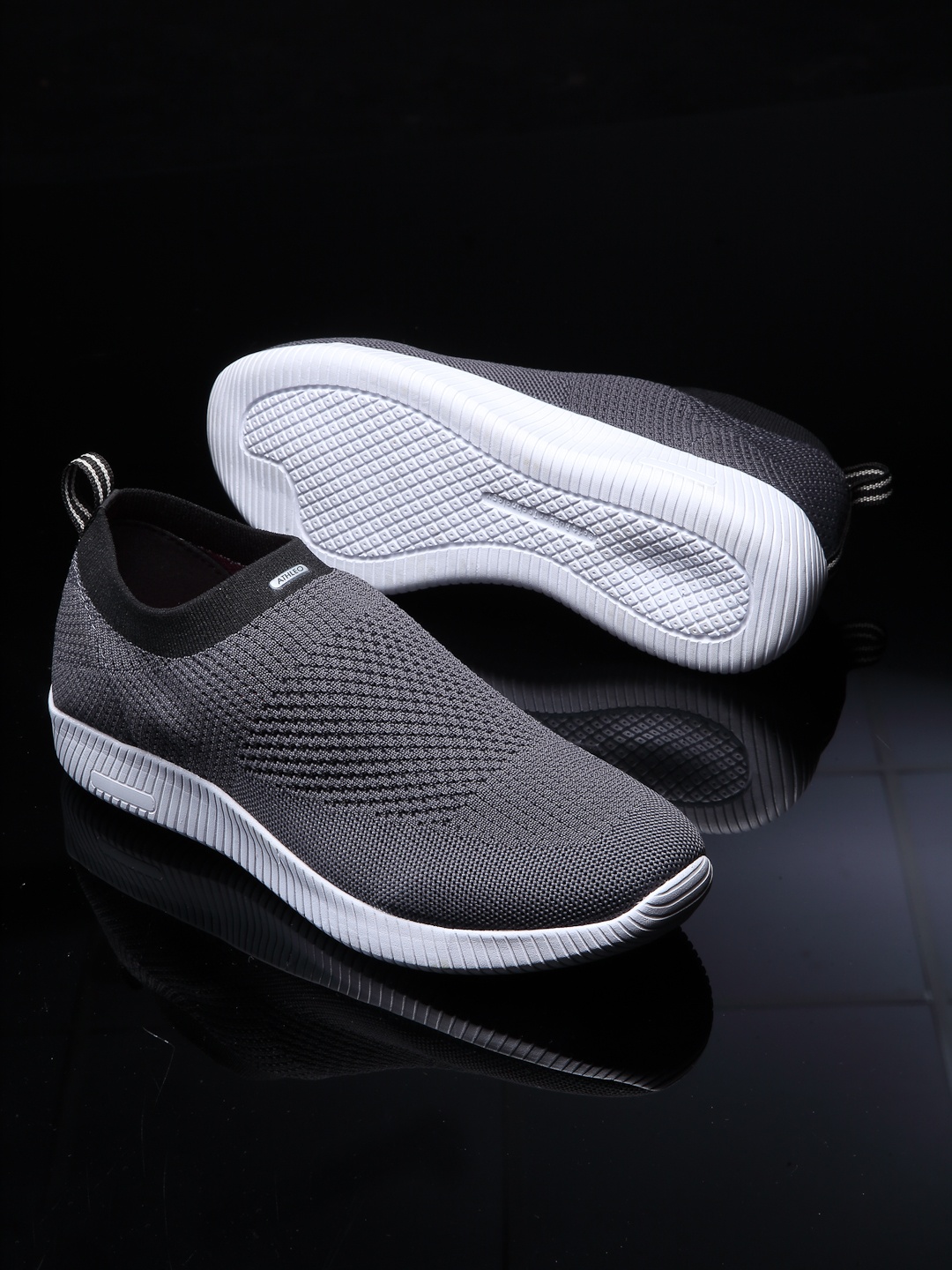 

Action Men Grey Mesh Running Sports Shoes