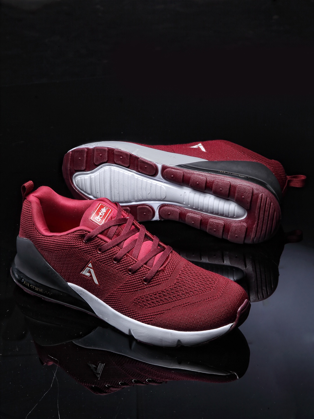 

Action Men Maroon Mesh Running Non-Marking Shoes