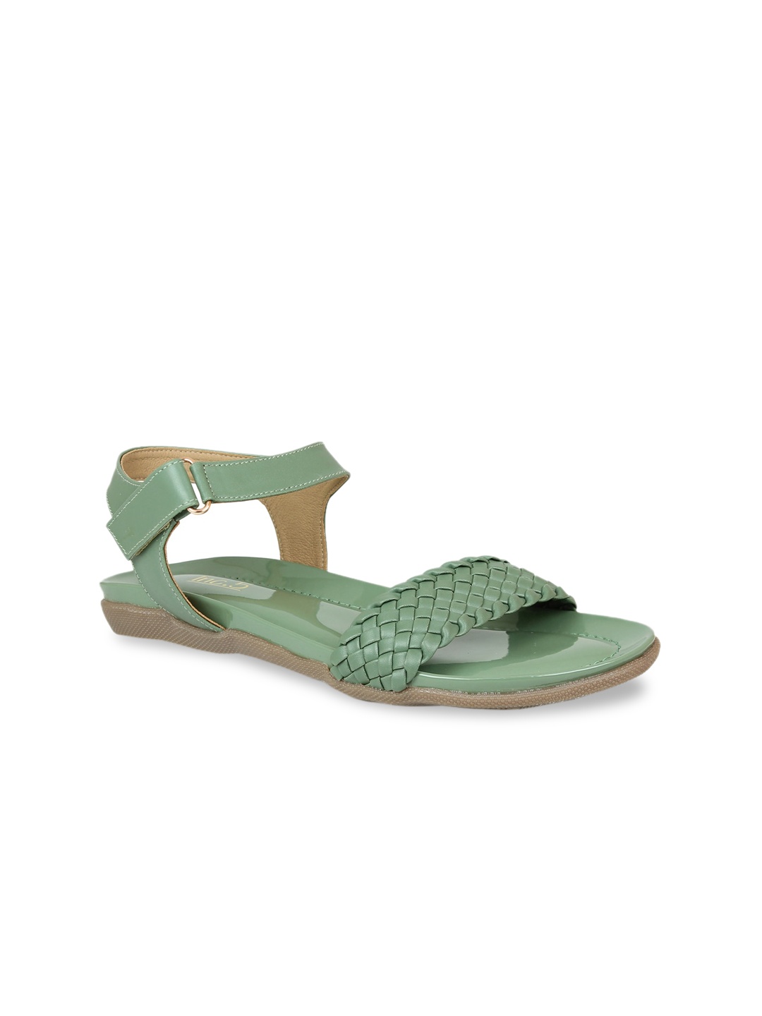 

Inc 5 Women Green Open Toe Flats
