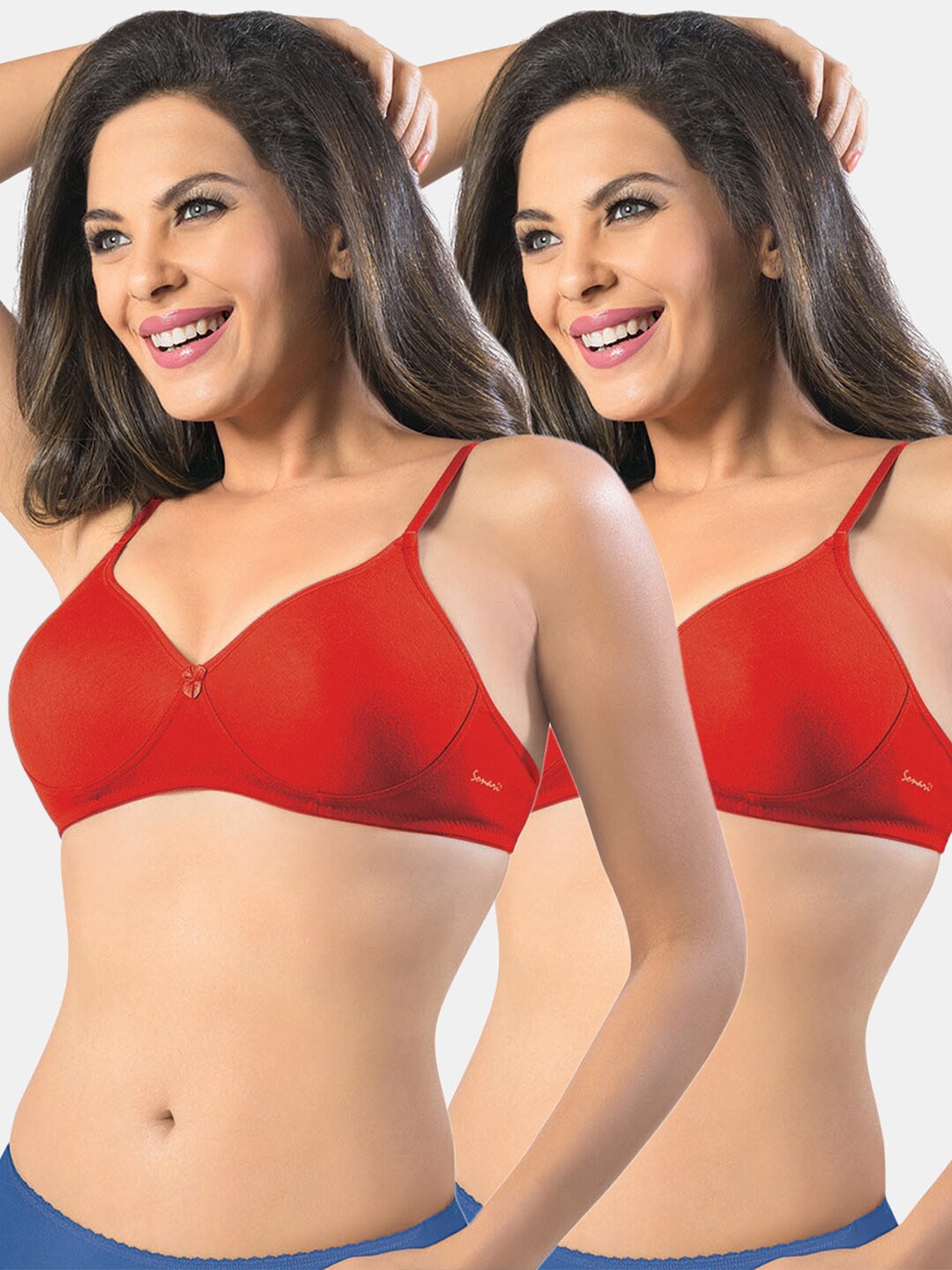 

Sonari Pack Of 2 Red Bra