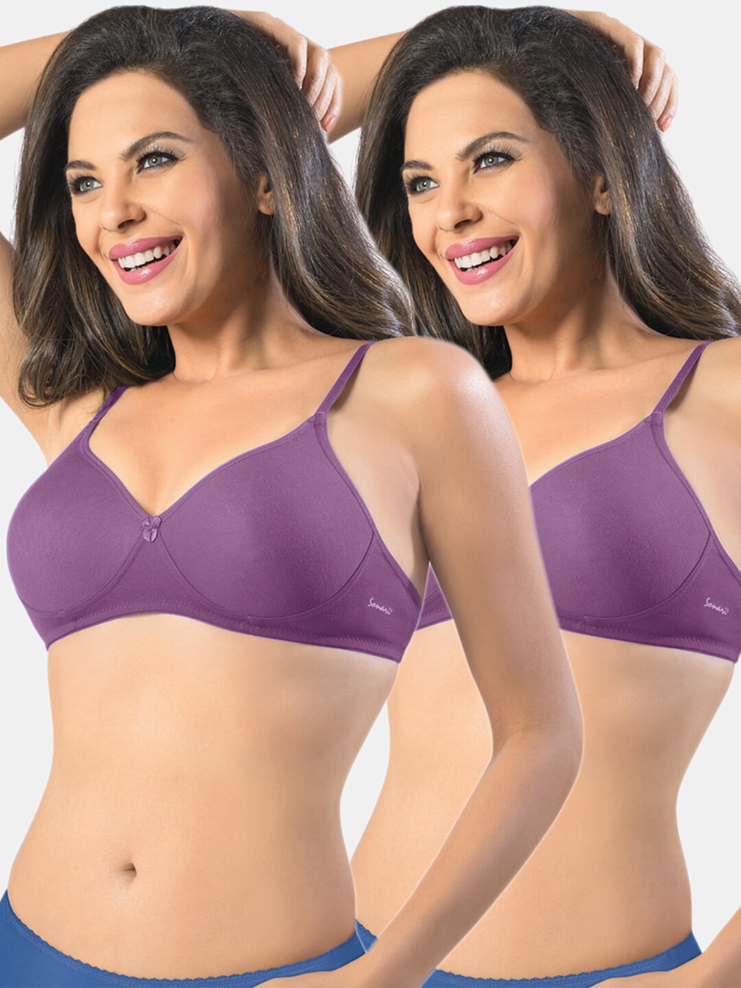 

Sonari Pack Of 2 Purple Bra