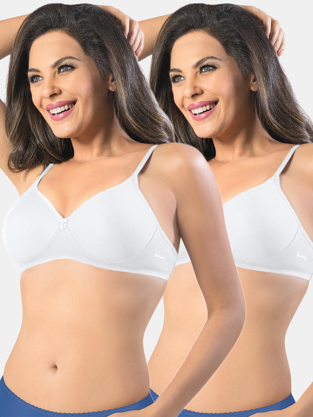 

Sonari Pack of 2 White T-shirt Bras