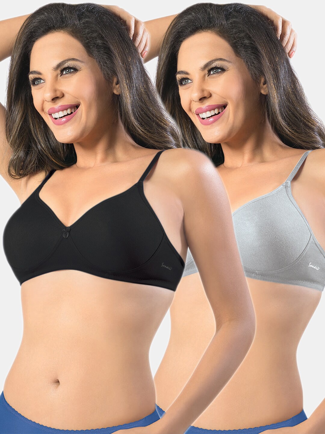 

Sonari Pack of 2 Bra, Black