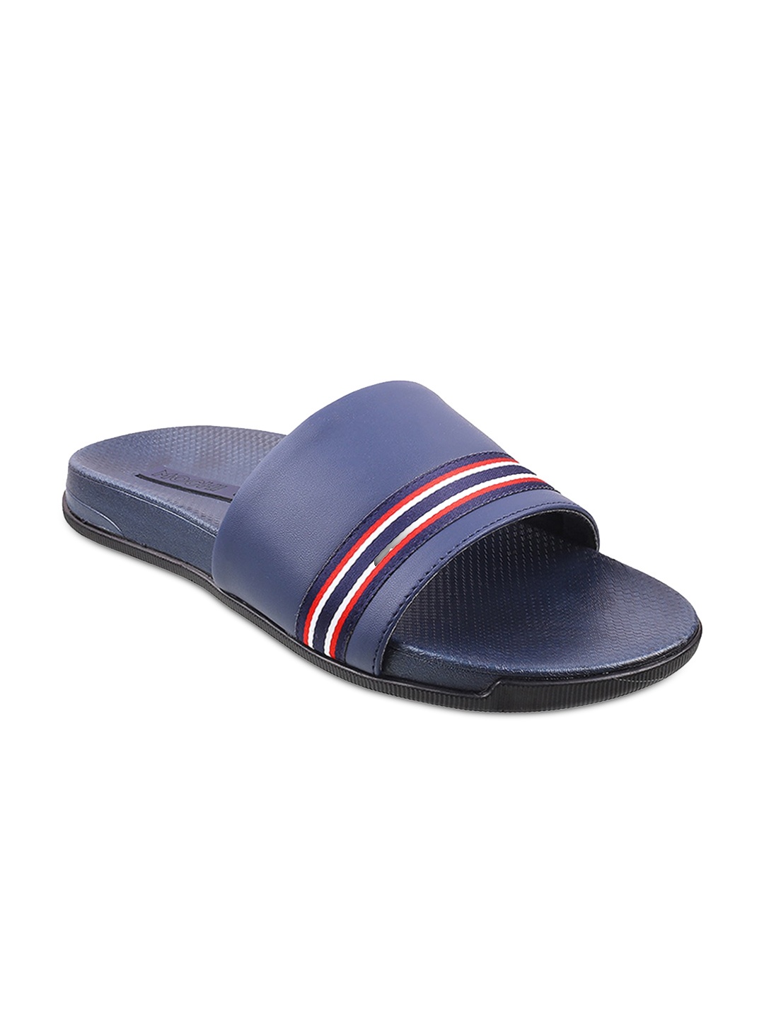 

Mochi Men Blue Striped Sliders