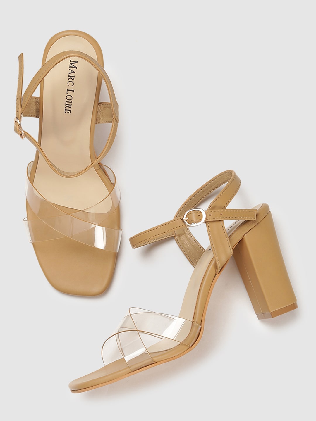 

Marc Loire Beige Block Heels
