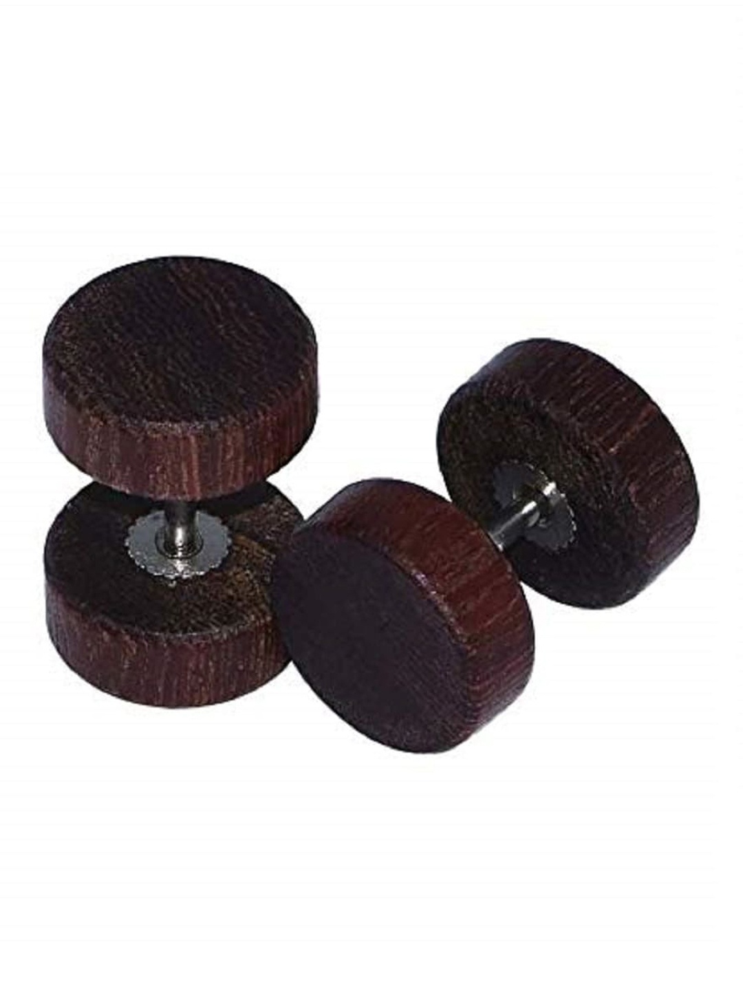 

OOMPH Brown Circular Studs Earrings